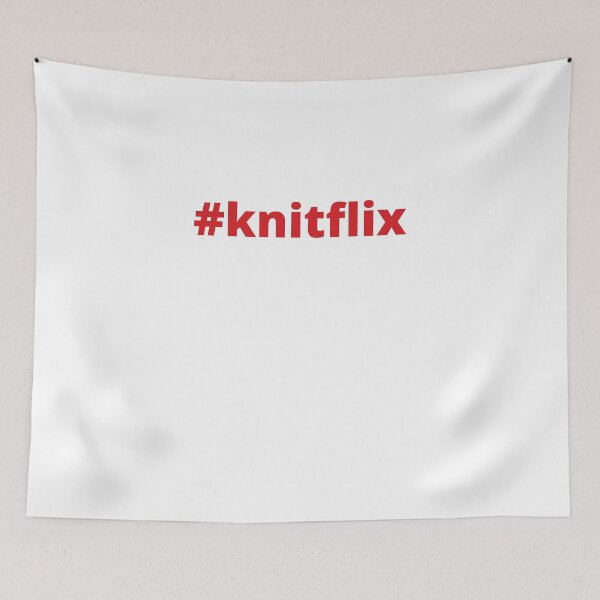 Item preview, #knitflix designed and sold by Knitterty.