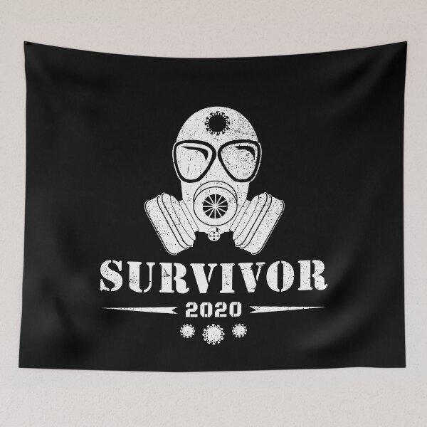 Item preview, Survivor of 2020 Gas Mask designed and sold by Teecha.