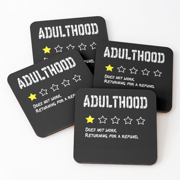 Item preview, ADULTHOOD - Does not work. Returning for a refund. designed and sold by patriotazx.