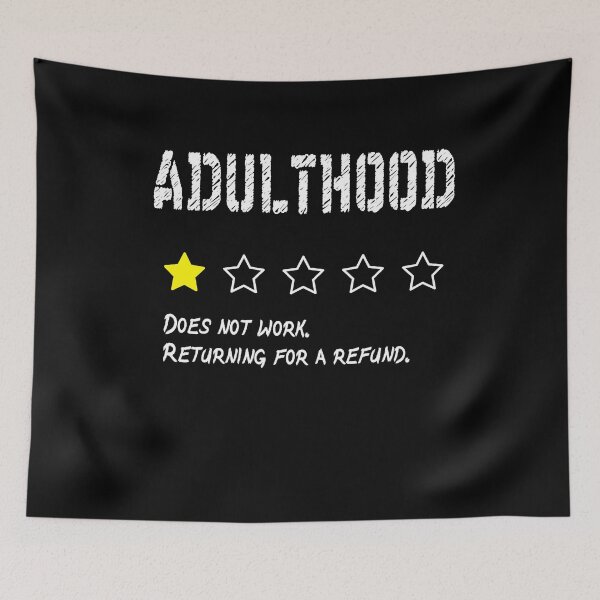 Item preview, ADULTHOOD - Does not work. Returning for a refund. designed and sold by patriotazx.