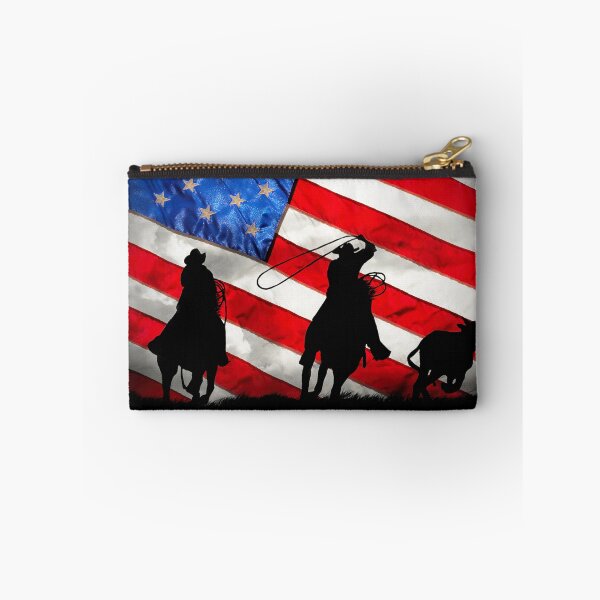 Item preview, American Cowboy Steer Roping Country Western designed and sold by Stephanie Laird.