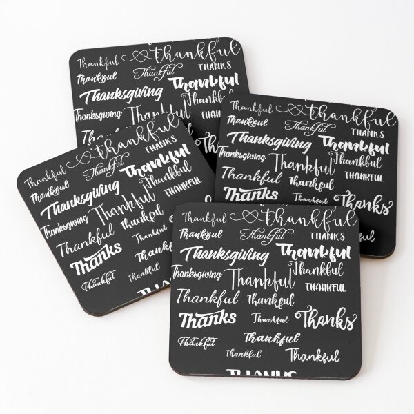 Item preview, Thanksgiving Thankful Font Pattern designed and sold by aronia.