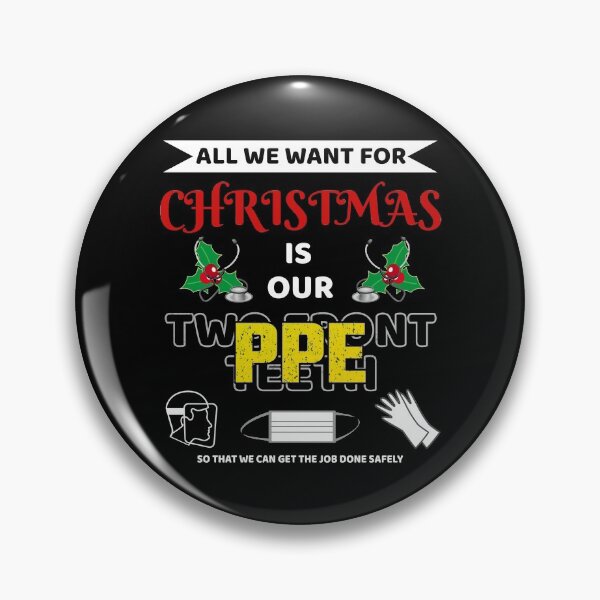 Item preview, All I Want For Christmas Is My Two Front TEETH designed and sold by MoonsmileProd.