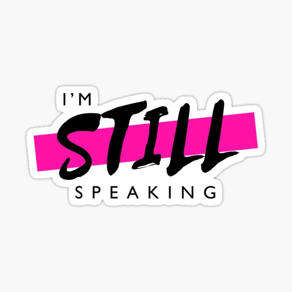 Kamala Harris I'm Still Speaking Sticker