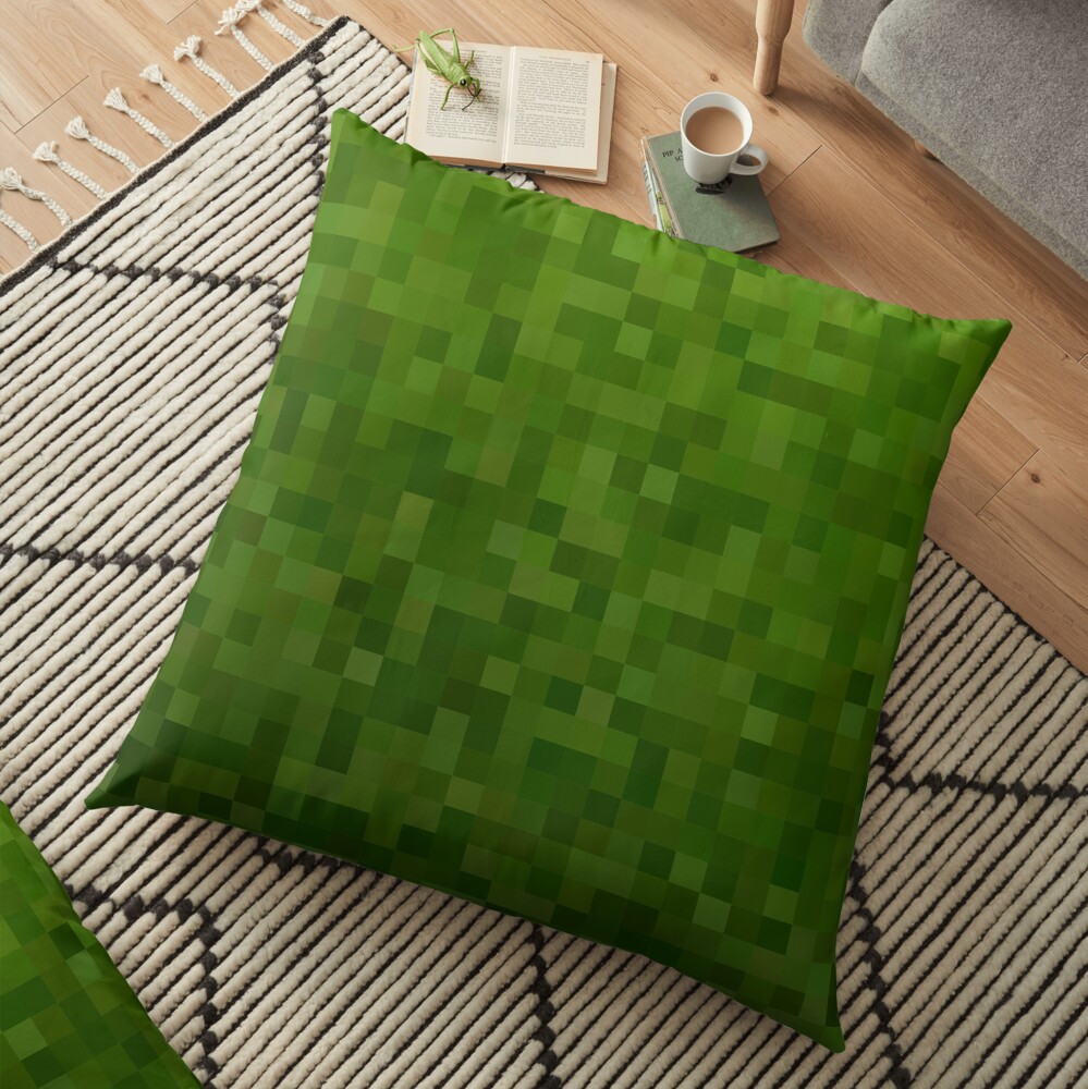 Minecraft Mosaic Floor Pillow