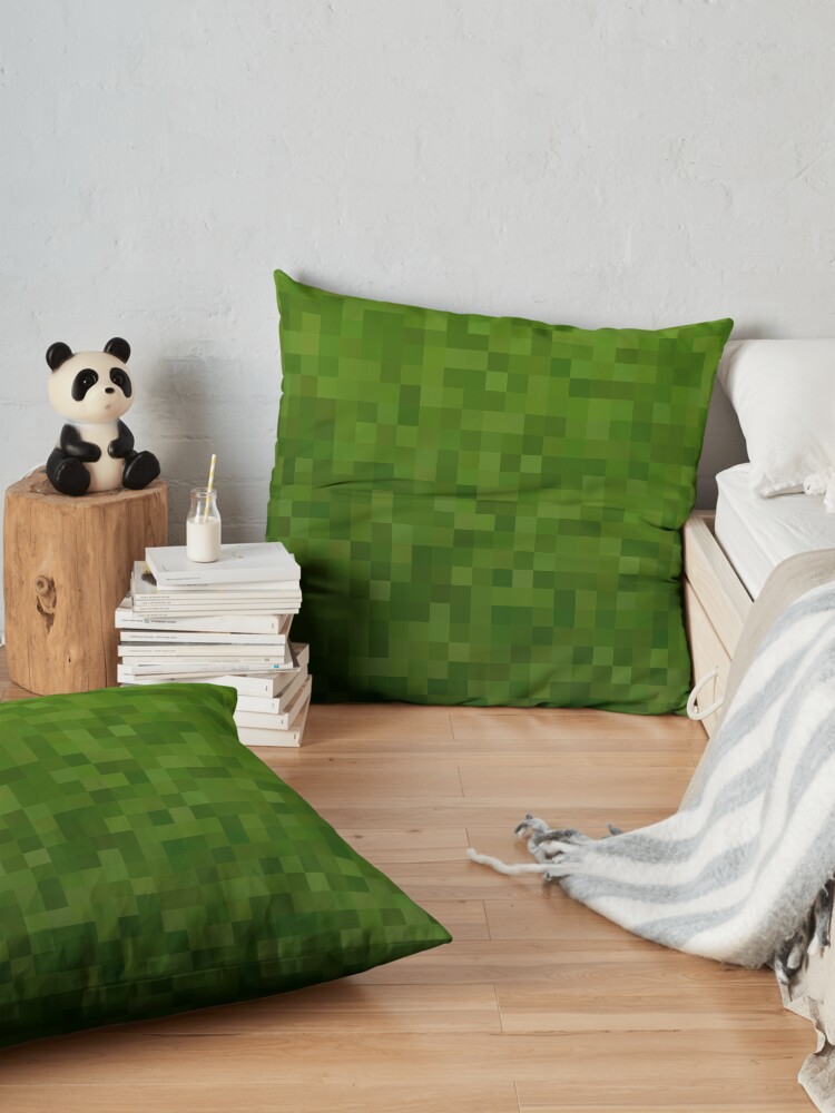 Alternate view of Minecraft Mosaic Floor Pillow