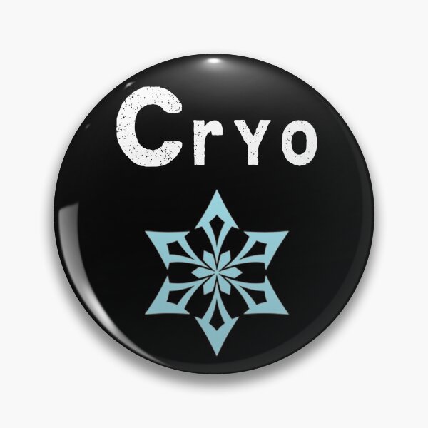 Aperçu de l'œuvre Cryo élément à impact Genshin créée et vendue par Krimsy.