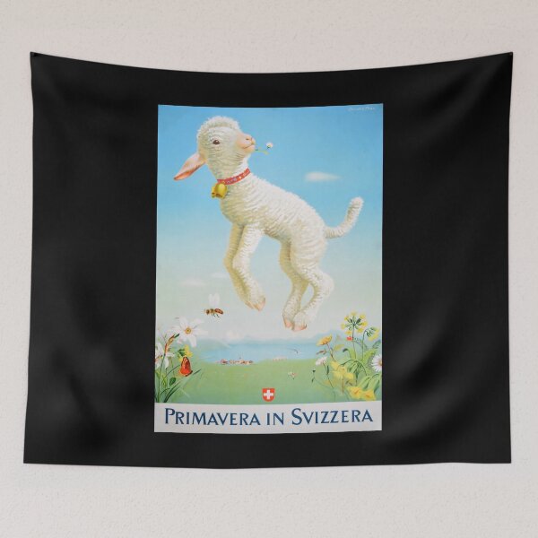 Item preview, Primavera in Suisse viejo poster designed and sold by CorasPosters.