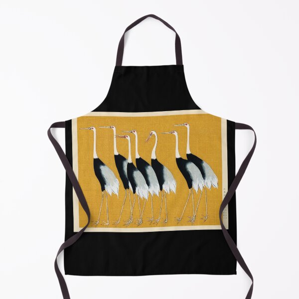 Item preview, A traditional portrait of a flock of beautiful Japanese Red crown Crane designed and sold by conceptDVS.