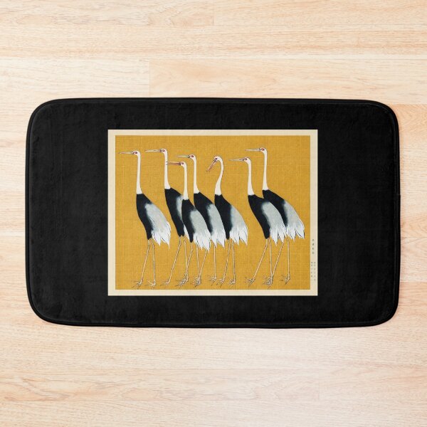 Item preview, A traditional portrait of a flock of beautiful Japanese Red crown Crane designed and sold by conceptDVS.