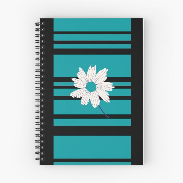 Item preview, Black Blue and White Pattern with a Flower designed and sold by iamwowie.