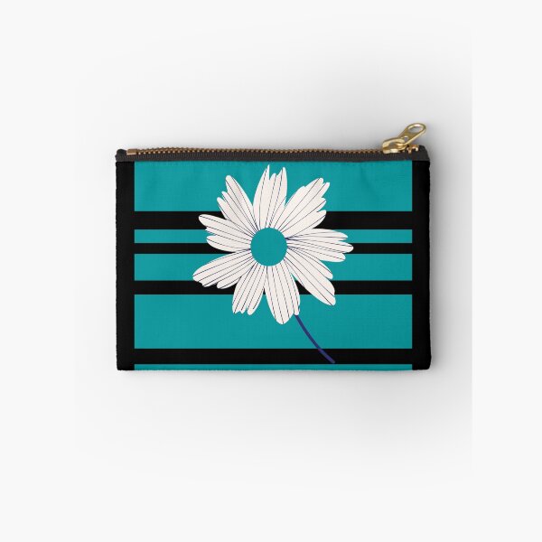 Item preview, Black Blue and White Pattern with a Flower designed and sold by iamwowie.