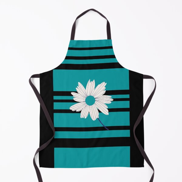 Item preview, Black Blue and White Pattern with a Flower designed and sold by iamwowie.