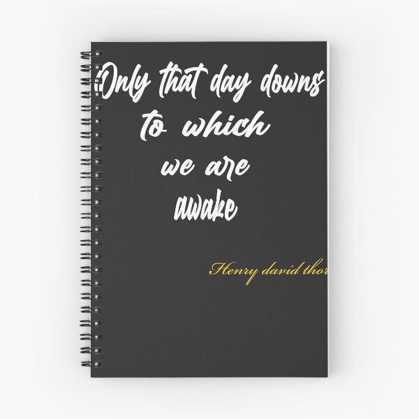 Item preview, Only that day dawns to which we are awake t-shirt designed and sold by Yassirkhali.