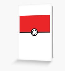 Pokeball Greeting Card