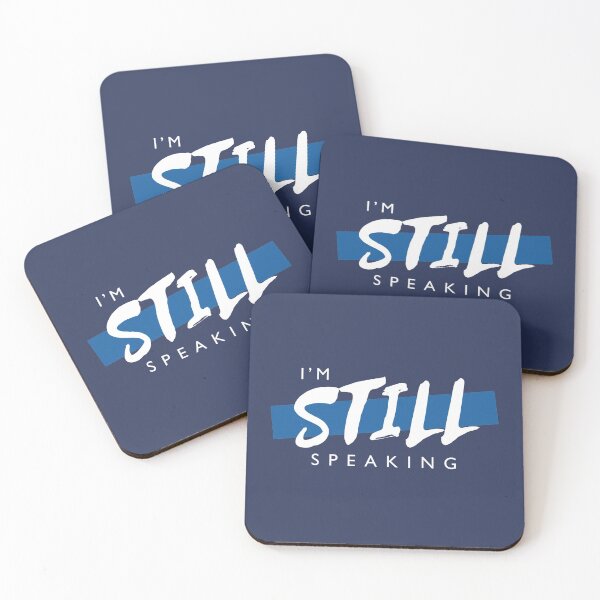 Item preview, Kamala Harris, todavía estoy hablando - Democratic Blue designed and sold by Jessica Cushen.