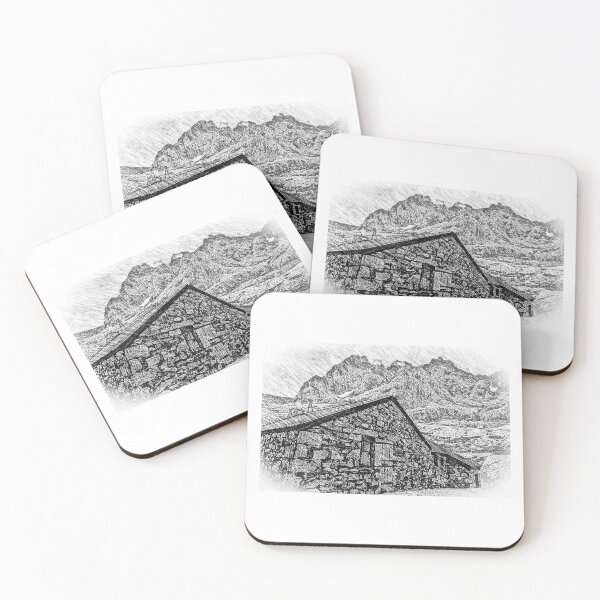 Item preview, Landscape Digital Artwork C.I.C. Hut Ben Nevis Scotland designed and sold by Stravaigin.
