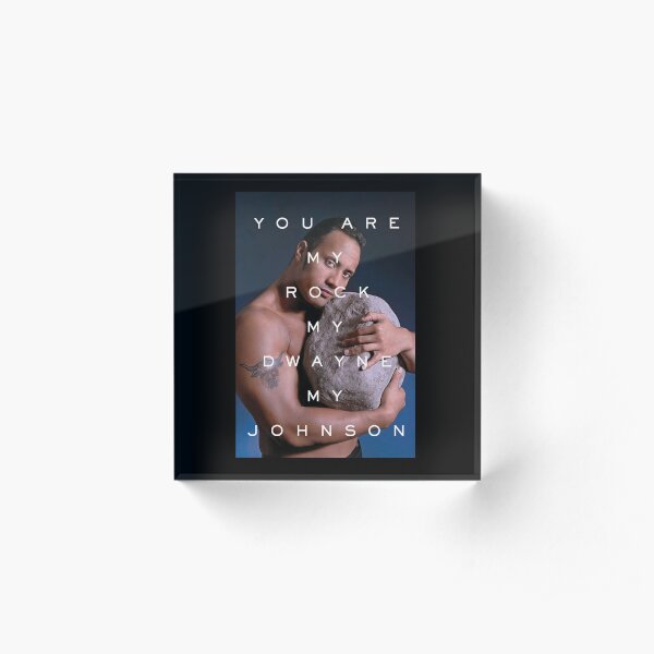 You Are My Rock Acrylic Block