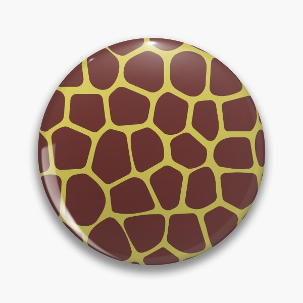 Item preview, Giraffe spots in yellow and brown. designed and sold by SparkleandSmile.