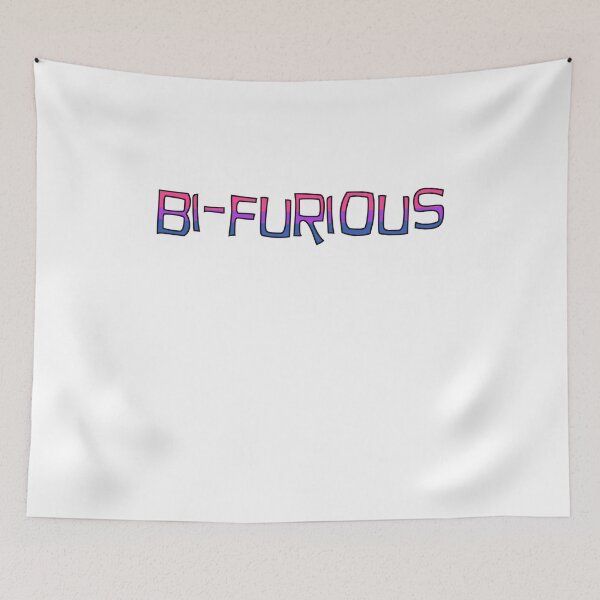 Item preview, Bi-furious LGBTQIA bisexual flag  designed and sold by incurablehippie.