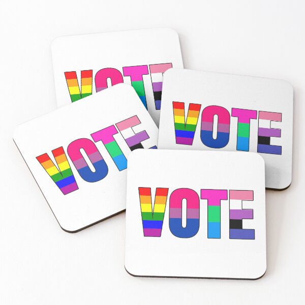 Item preview, VOTE WITH PRIDE  - VOTE PRIDE FLAG VOTING RIGHTS designed and sold by MagicBoutique.