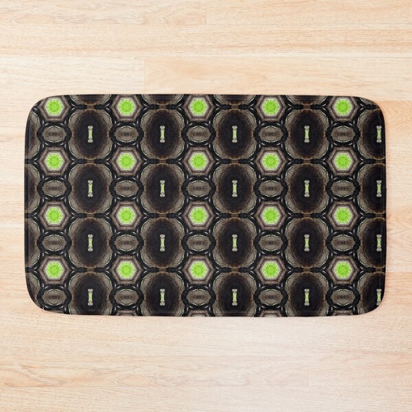 Item preview, Organic Green and Brown Contemporary Kaleidoscope design  designed and sold by Zen  Goat.