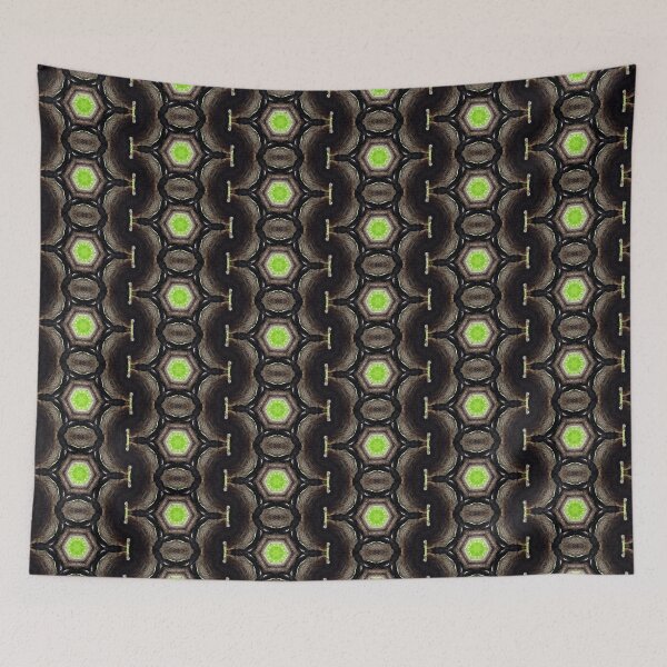 Item preview, Organic Green and Brown Contemporary Kaleidoscope design  designed and sold by Zen  Goat.
