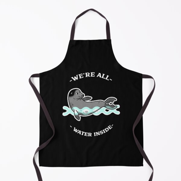 Item preview, We're All Water – Backstroke Hydration Eared Seal Hydro Homie designed and sold by The Green Corner.