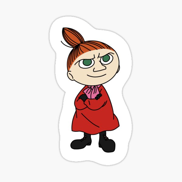 Little My Moomin Valley Design Sticker