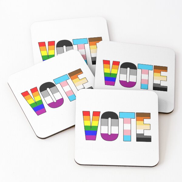 Item preview, VOTE WITH PRIDE  - VOTE PRIDE FLAG VOTING RIGHTS designed and sold by MagicBoutique.