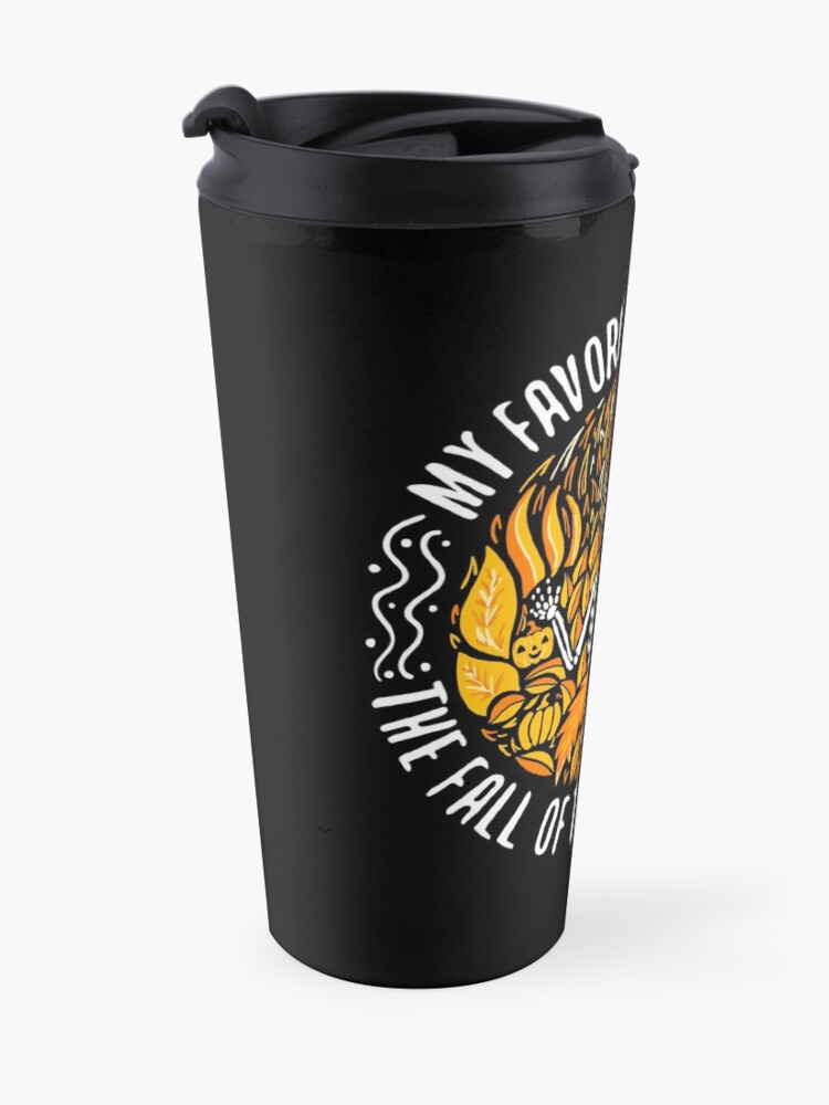 Alternate view of My Favorite Season Is Fall Of the Patriarchy Travel Coffee Mug