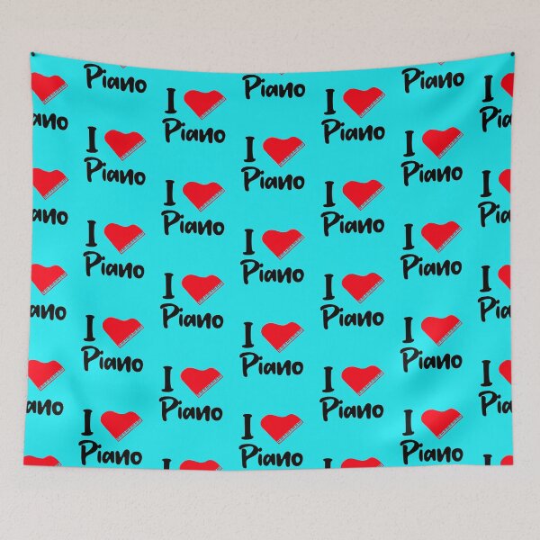 Item preview, I Love Piano. Music Band Orchestra Piano designed and sold by musicmusicpin.