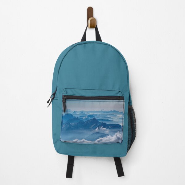 Item preview, Blue mountains with clouds from the bird flight, panoramic nature view designed and sold by Brigianna.