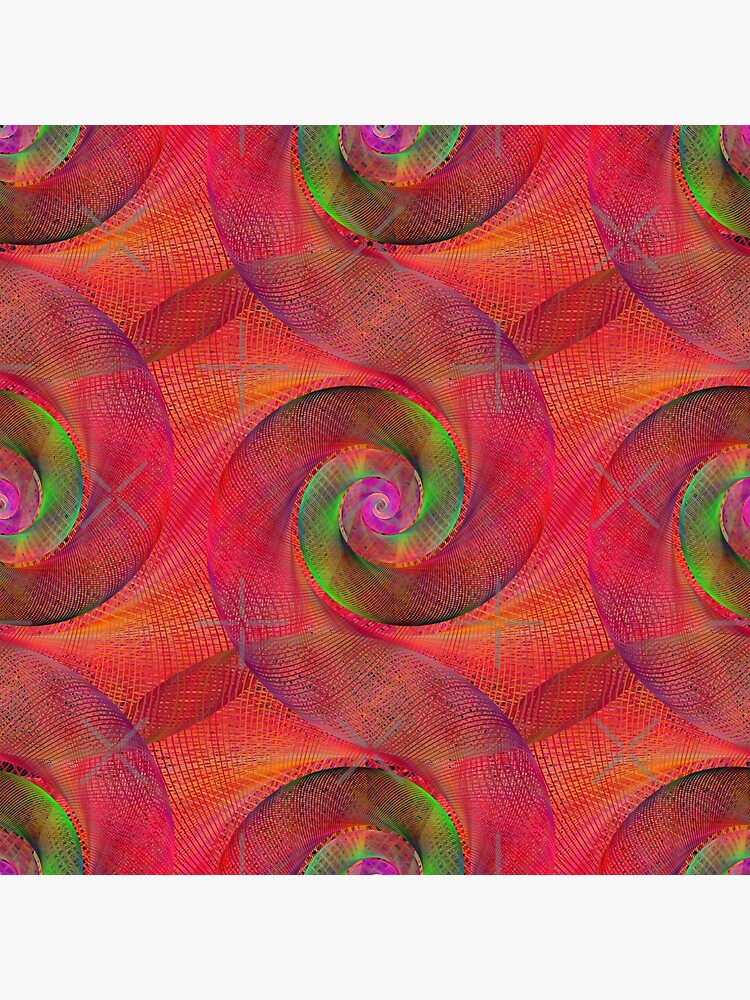 Pink Spiral Splurge by MyMadMerch