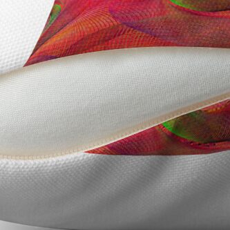 Alternate view of Pink Spiral Splurge Floor Pillow