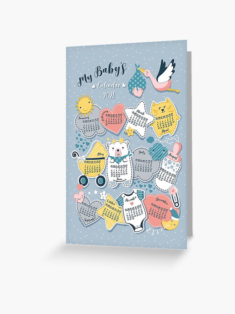 Carte De Vœux Calendrier De Mon Bebe 21 Bebe Fille Ou Garcon Par Selmacardoso Redbubble Carte De Vœux Calendrier De Mon Bebe 21 Bebe Fille Ou Garcon Par Selmacardoso Redbubble