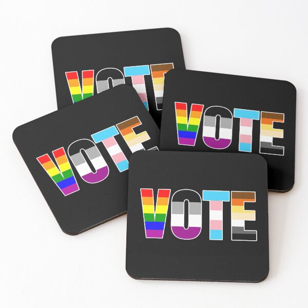 Item preview, VOTE LGBT Voting Rights Racism Protest designed and sold by MagicBoutique.