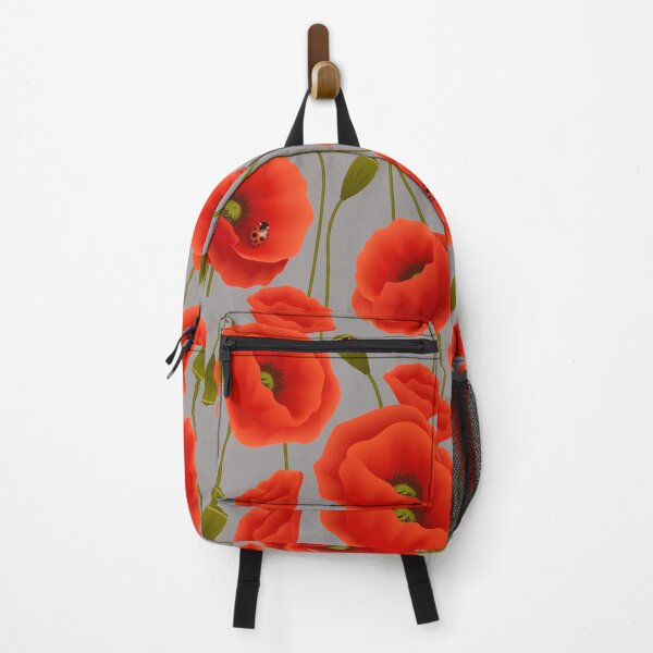 Item preview, poppy floral print flower seamless pattern designed and sold by mashmosh.