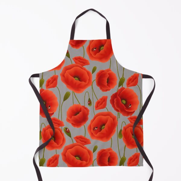 Item preview, poppy floral print flower seamless pattern designed and sold by mashmosh.