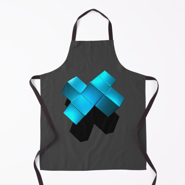 Item preview, Blue metal cubes with drop shadow designed and sold by lathspell.