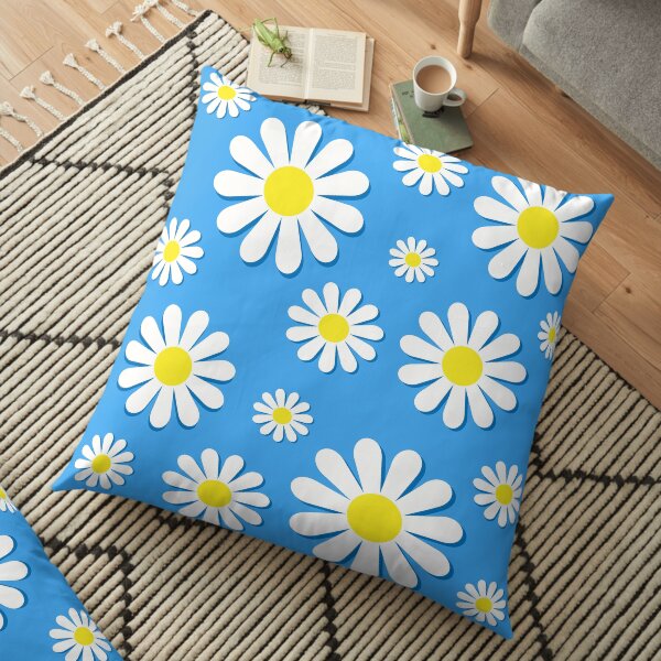 Funky Chamomile Floor Pillow