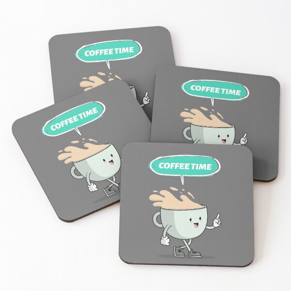 Item preview, Coffee time "Coffee Time" mug quote kawaii designed and sold by Branjos.