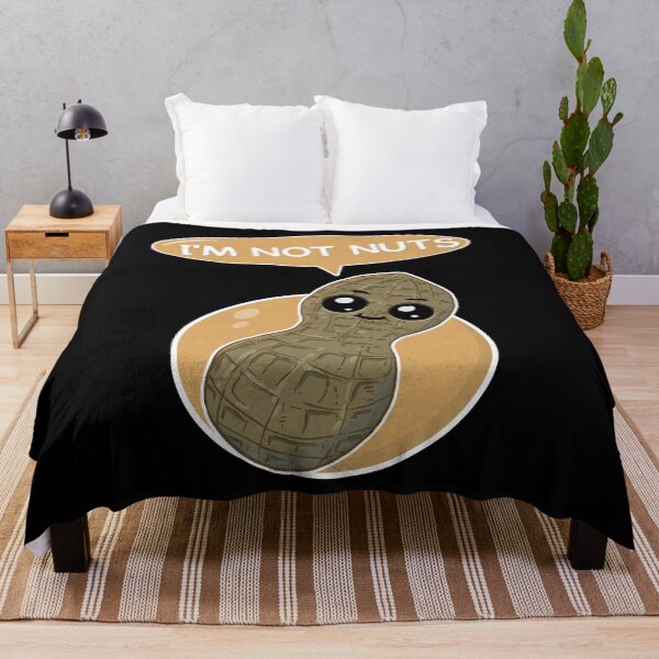 Item preview, I'm not nuts - peanut is a legume not a nut and he knows it designed and sold by Rooks-Artworks.