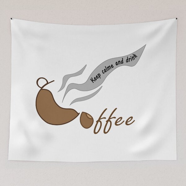 Item preview, Keep calme and drink coffee designed and sold by XXgooddeedXX.
