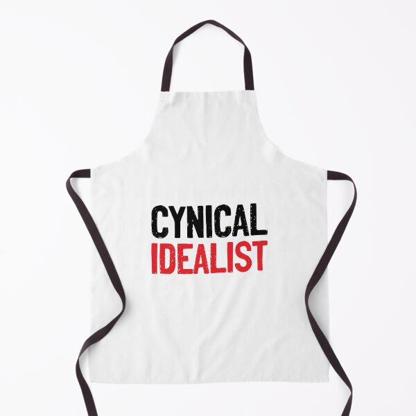 Item preview, Cynical Idealist Black Red Text designed and sold by Sour Soul.