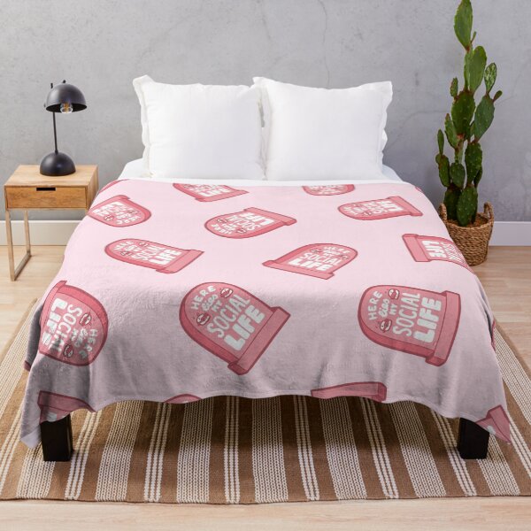 Item preview, Here Lies My Social Life in Pink designed and sold by evannave.