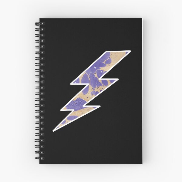 Item preview, Purple and gold lightning bolt  designed and sold by PixelCookieDsgn.