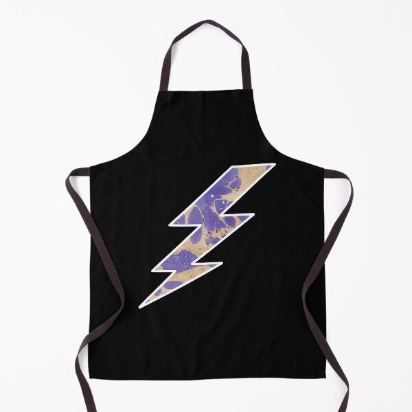 Item preview, Purple and gold lightning bolt  designed and sold by PixelCookieDsgn.