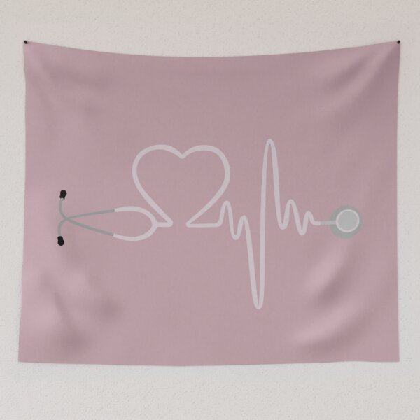 Item preview, Pink Stethoscope Heartbeat designed and sold by AJ27.