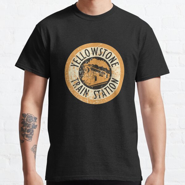 Yellowstone Train Station Yellowstone National Classic T-Shirt